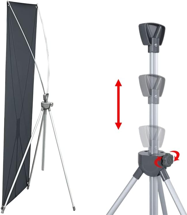 4U Media&Displays Premium X Banner Stand Display 24"x72" 10 PACK with Carrying Bag (STAND ONLY)