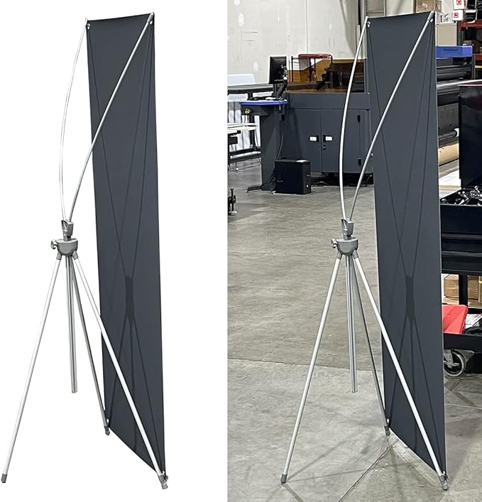 4U Media&Displays Premium X Banner Stand Display 24"x72" 10 PACK with Carrying Bag (STAND ONLY)