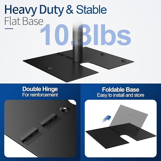 8.9x10ft Pipe and Drape Backdrop Stand, Three Crossbar, Heavy Duty Adjustable Background Frame with Metal Base for Parties Photography Wedding Photoshoot Decoration - Black