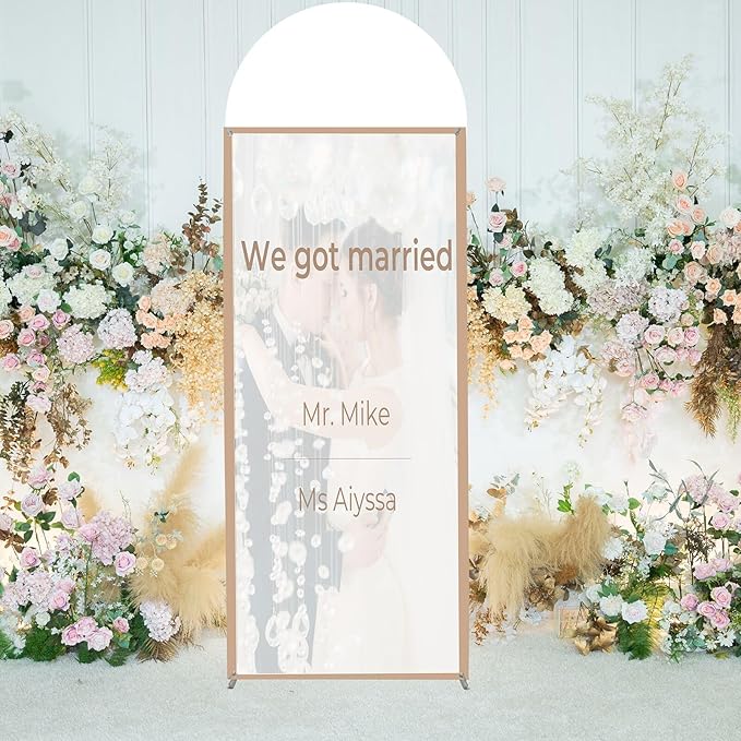 YDisplay X Banner Stand Adjustable Fit Banner Size from 23"X63" to 32"X78" Portable Oxford Bag for Trade Show Exhibition Market,2 Pack